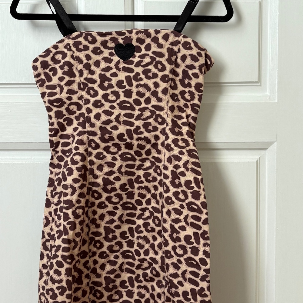 Lazy Oaf - Animal Print Mini Dress